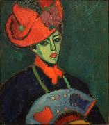 Schokko with Red Hat Alexej von Jawlensky